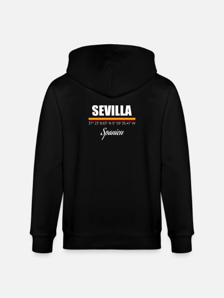 Sevilla - Stanley/Stella Unisex Bio-Kapuzenjacke CULTIVATOR - Schwarz