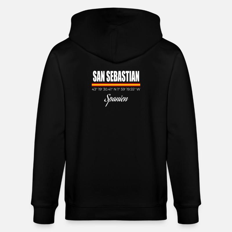 Saint-Sébastien - Veste à capuche bio CULTIVATOR Stanley/Stella Unisexe - noir