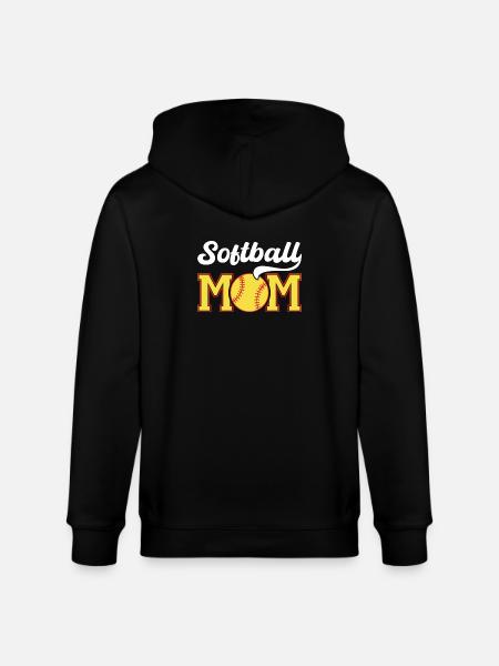 Softball Mama Pride Grafik - Stanley/Stella Unisex Bio-Kapuzenjacke CULTIVATOR - Schwarz