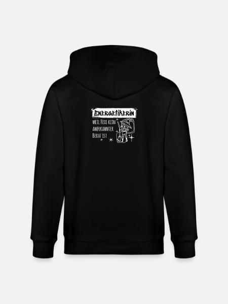 Energetic – Funny Witch Spell - Stanley/Stella CULTIVATOR  Unisex Organic Hooded Jacket - black