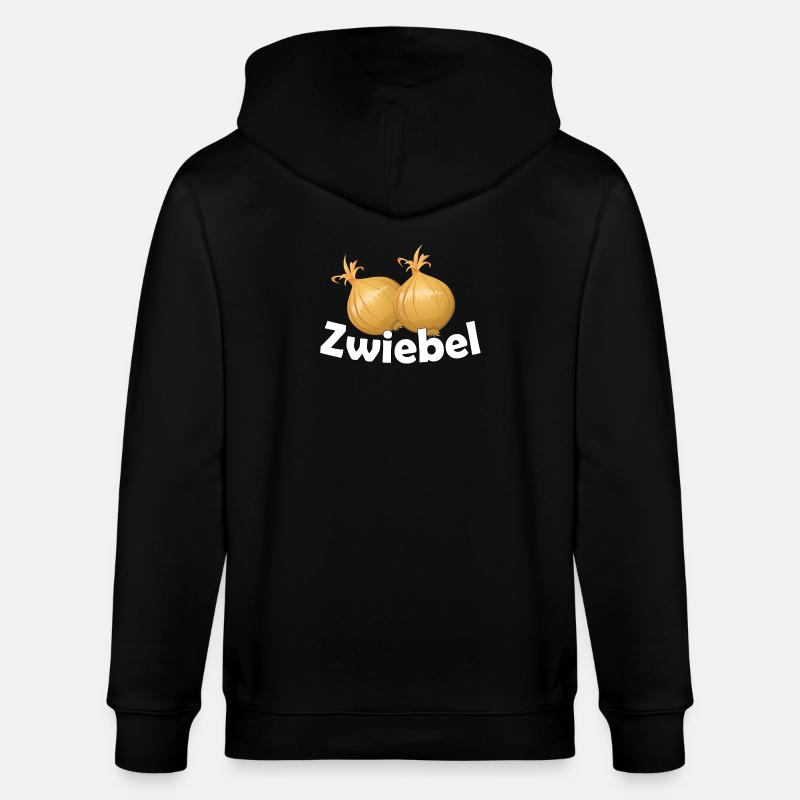 oignon - Veste à capuche bio CULTIVATOR Stanley/Stella Unisexe - noir