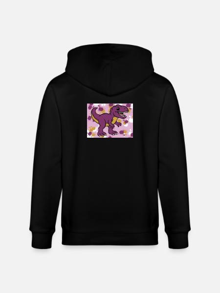Allosaurus Dino - Stanley/Stella Unisex Bio-Kapuzenjacke CULTIVATOR - Schwarz