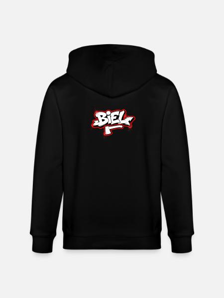 Biel Graffiti  - Stanley/Stella Unisex Bio-Kapuzenjacke CULTIVATOR  - Schwarz