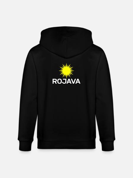 Rojava Kurdistan - Veste à capuche bio CULTIVATOR Stanley/Stella Unisexe - noir