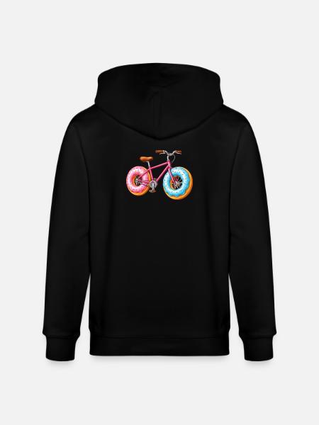 Vélo Donut – Conception de Vélo Mignon - Veste à capuche bio CULTIVATOR Stanley/Stella Unisexe - noir