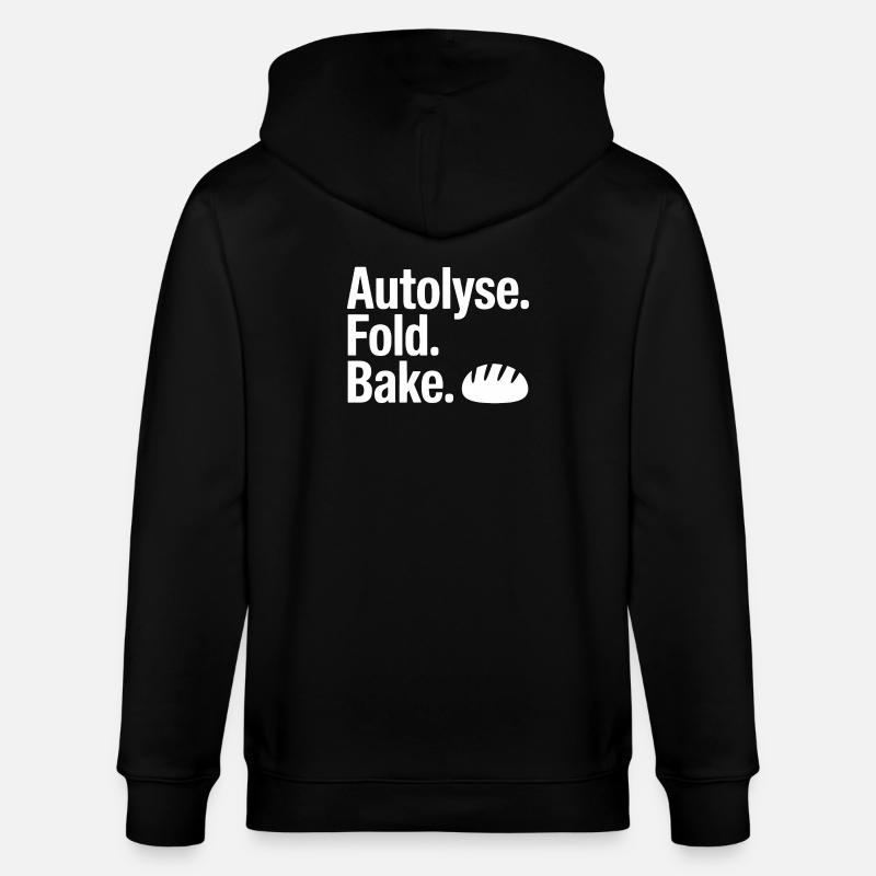Art du pain autolyse plié - Veste à capuche bio CULTIVATOR Stanley/Stella Unisexe - noir