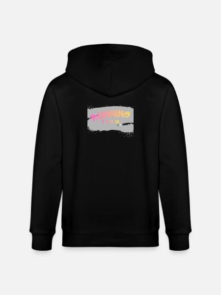 Running Team - Stanley/Stella Unisex Bio-Kapuzenjacke CULTIVATOR  - Schwarz