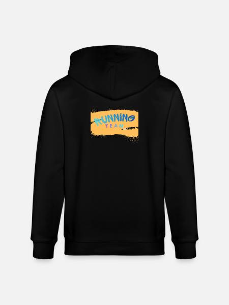 Running Team - Stanley/Stella Unisex Bio-Kapuzenjacke CULTIVATOR  - Schwarz