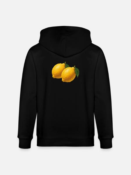 Lemon Brush Art - Veste à capuche bio CULTIVATOR Stanley/Stella Unisexe - noir