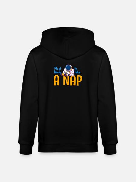 Am ehesten ein Nickerchen machen - Stanley/Stella Unisex Bio-Kapuzenjacke CULTIVATOR  - Schwarz