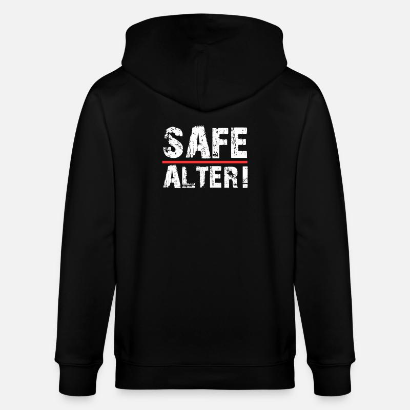 Safe Alter  - Stanley/Stella Unisex Bio-Kapuzenjacke CULTIVATOR  - Schwarz