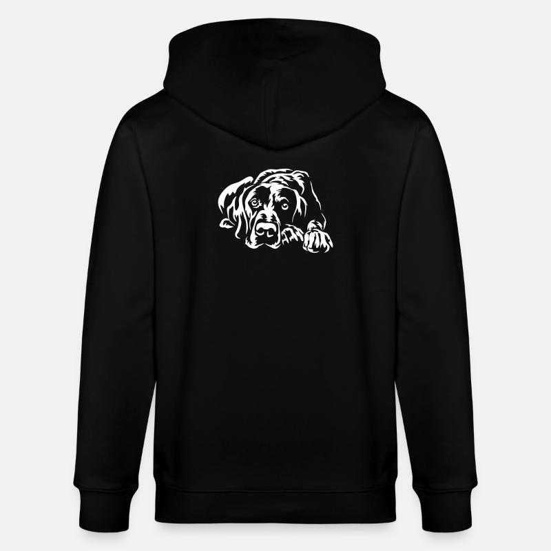Deutsch Kurzhaar "Black Edition" - Stanley/Stella Unisex Bio-Kapuzenjacke CULTIVATOR  - Schwarz