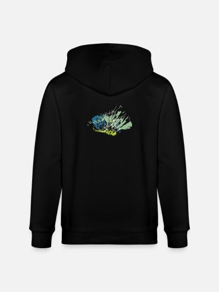 RIKELS Design: Radfahrer 2025 - Stanley/Stella Unisex Bio-Kapuzenjacke CULTIVATOR - Schwarz