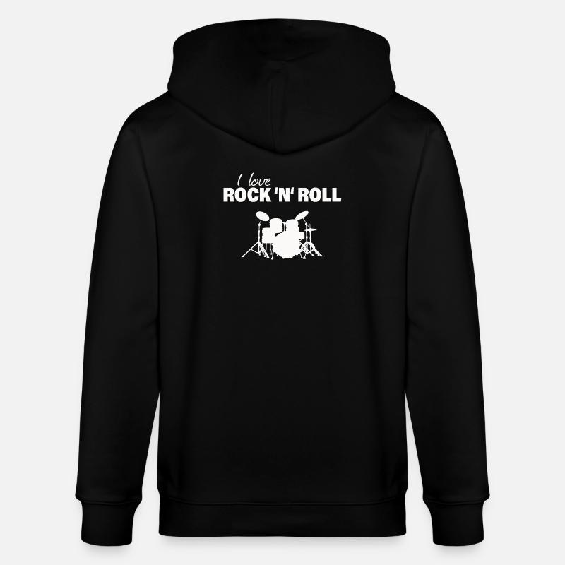 ROCK & ROLL - Stanley/Stella Unisex Bio-Kapuzenjacke CULTIVATOR  - Schwarz