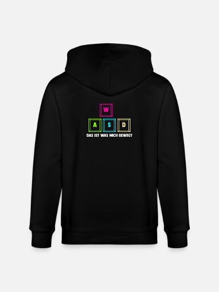 Zocken Computerspieler Zocker Gaming Gamer - Stanley/Stella Unisex Bio-Kapuzenjacke CULTIVATOR - Schwarz