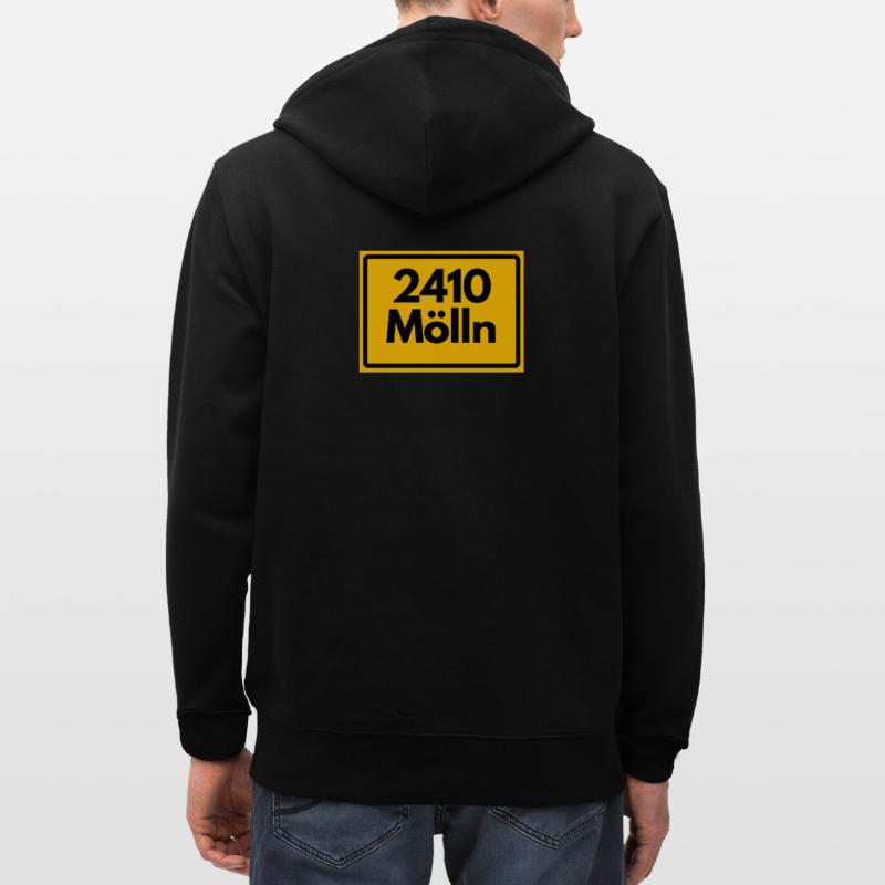 OLD POSTCODE ZIP CODE 2410 MÖLLN TIL EULENSPIEGEL Stanley/Stella CULTIVATOR  Unisex Organic Hooded Jacket
