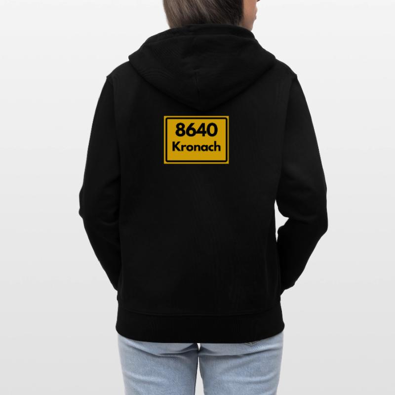 OLD POSTCODE ZIP CODE 8640 KRONACH HEIMATSTOLZ Stanley/Stella CULTIVATOR  Unisex Organic Hooded Jacket