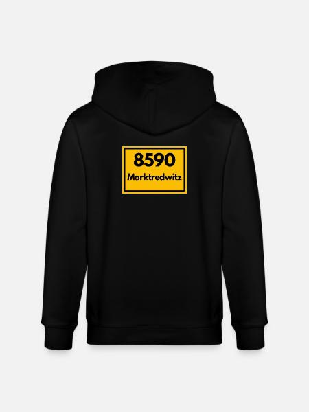 ANCIEN CODE POSTAL 8590 MARKTREDWITZ HEIMAT - Veste à capuche bio CULTIVATOR Stanley/Stella Unisexe - noir