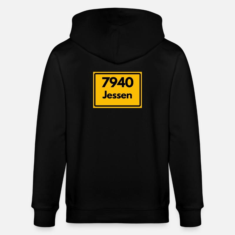 ANCIEN CODE POSTAL, SAXE-ANHALT 7940 JESSEN - Veste à capuche bio CULTIVATOR Stanley/Stella Unisexe - noir