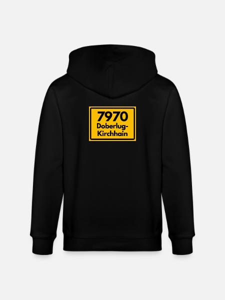 ANCIEN CODE POSTAL 7970 DOBERLUG KIRCHHAIN - Veste à capuche bio CULTIVATOR Stanley/Stella Unisexe - noir