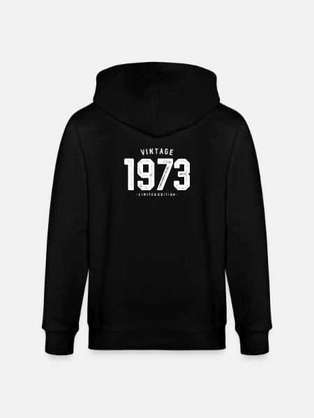Millésime 1973 Edition Limitée - Veste à capuche bio CULTIVATOR Stanley/Stella Unisexe - noir