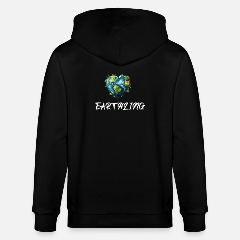 Citoyen terrien du monde - Veste à capuche bio CULTIVATOR Stanley/Stella Unisexe - noir