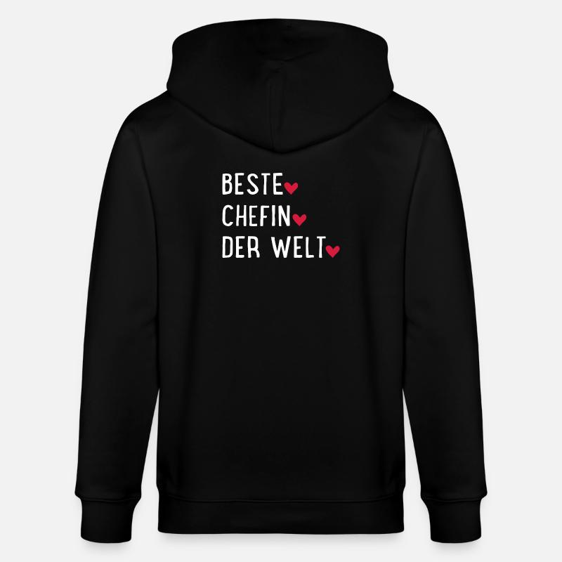 Meilleure patronne du monde - Veste à capuche bio CULTIVATOR Stanley/Stella Unisexe - noir