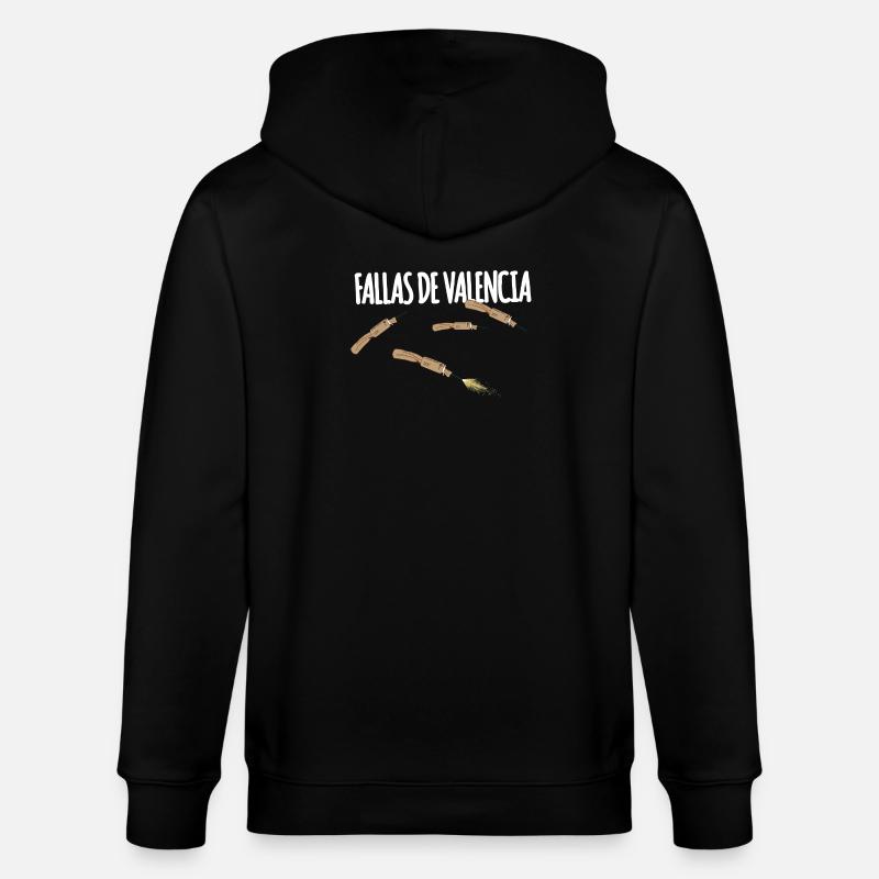 Fallas De Valencia Trueno - Stanley/Stella Unisex Bio-Kapuzenjacke CULTIVATOR  - Schwarz