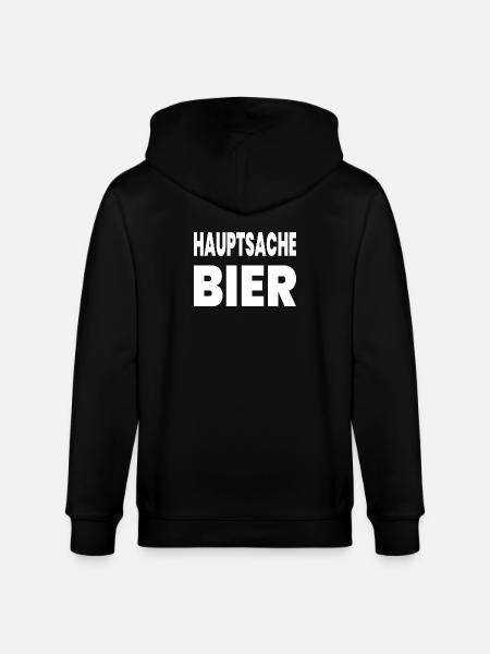 Bier - Stanley/Stella Unisex Bio-Kapuzenjacke CULTIVATOR - Schwarz