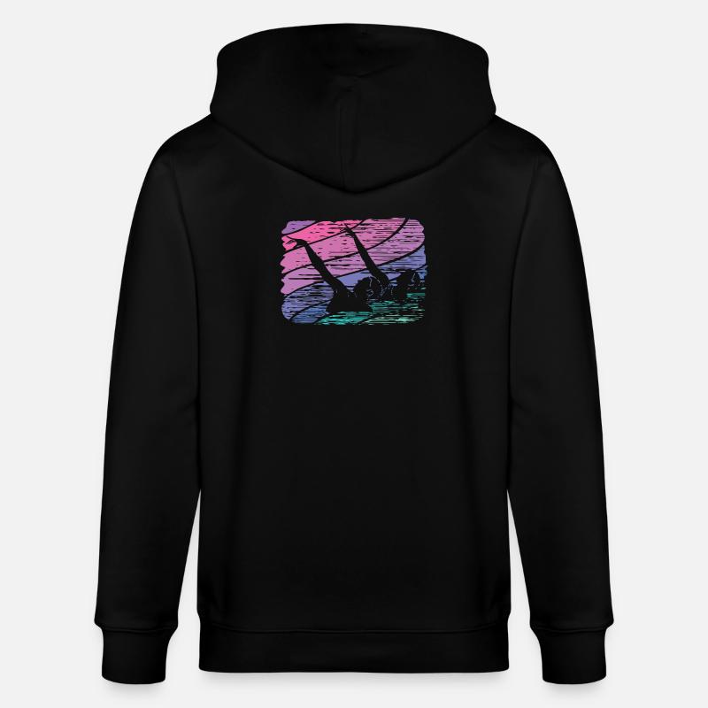 Artistic Swim Team Synchronschwimmen - Stanley/Stella Unisex Bio-Kapuzenjacke CULTIVATOR  - Schwarz