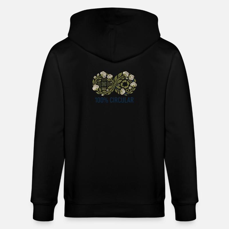 100 % circulaire - Veste à capuche bio CULTIVATOR Stanley/Stella Unisexe - noir