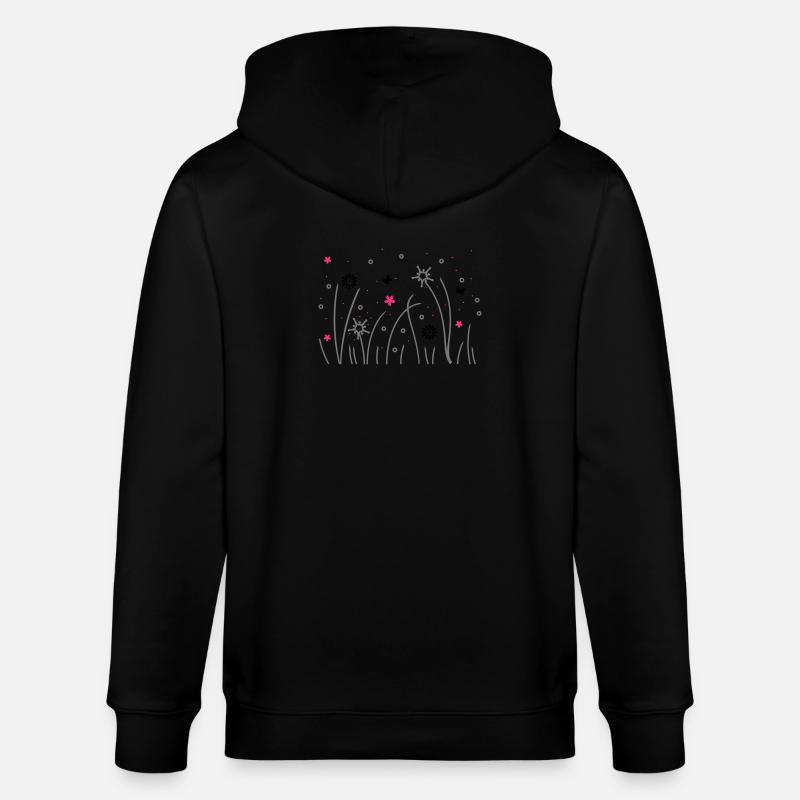 grashalme - Veste à capuche bio CULTIVATOR Stanley/Stella Unisexe - noir