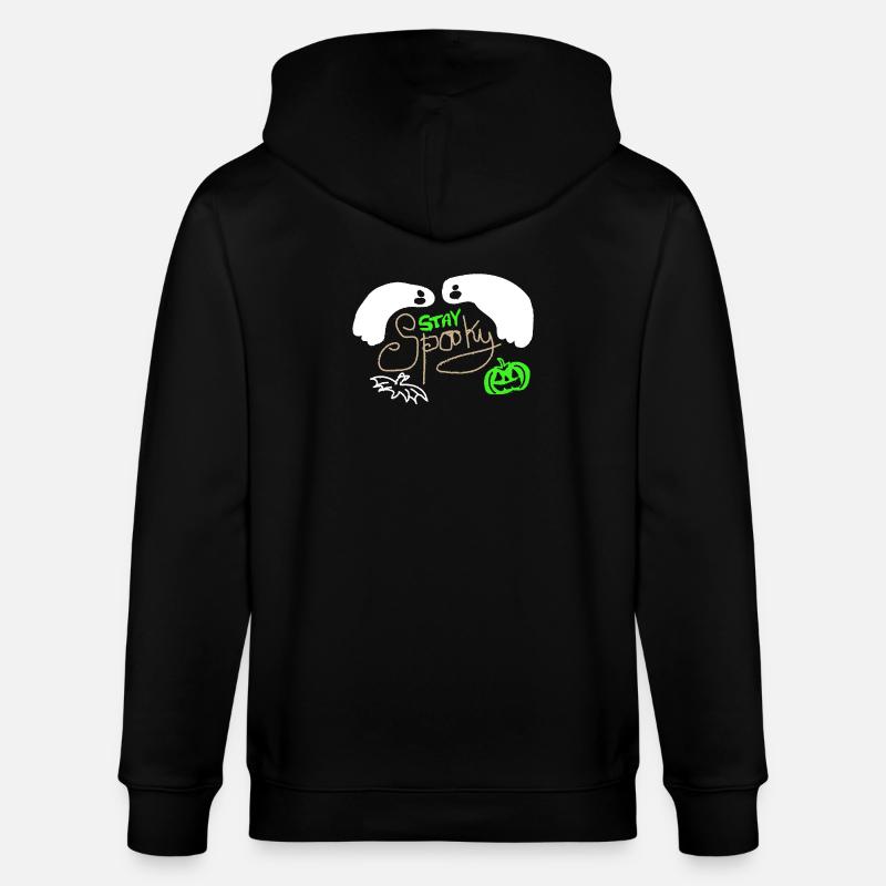 Stay Spooky - Stanley/Stella Unisex Bio-Kapuzenjacke CULTIVATOR  - Schwarz