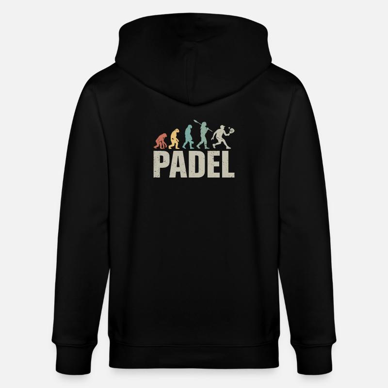 Fun Padel - Padel Evolution - Veste à capuche bio CULTIVATOR Stanley/Stella Unisexe - noir