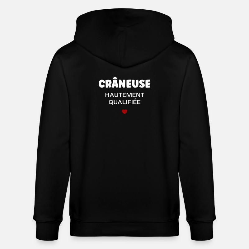 craneuse - Veste à capuche bio CULTIVATOR Stanley/Stella Unisexe - noir