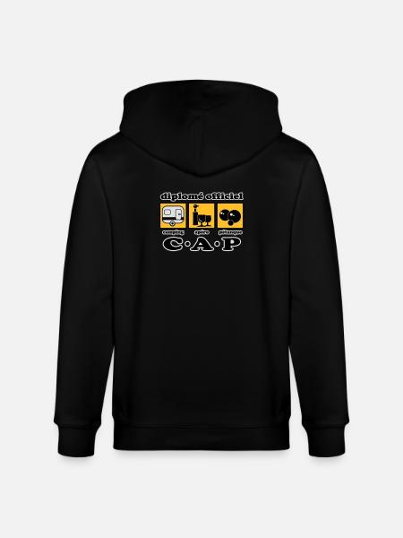 Camping aperitif bowls flex - Stanley/Stella CULTIVATOR Unisex Organic Hooded Jacket - black