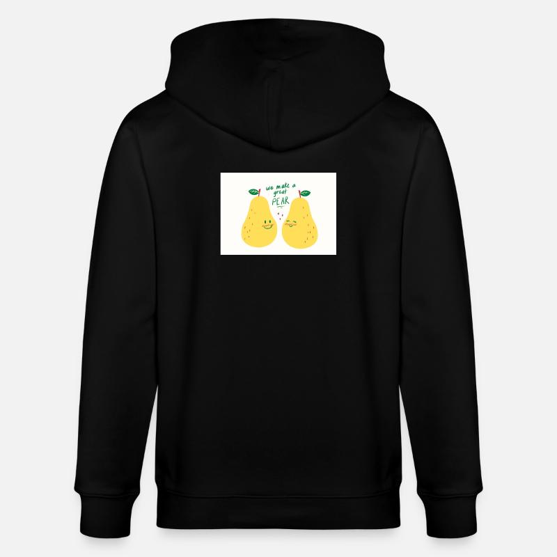 BIRNE - Stanley/Stella Unisex Bio-Kapuzenjacke CULTIVATOR  - Schwarz