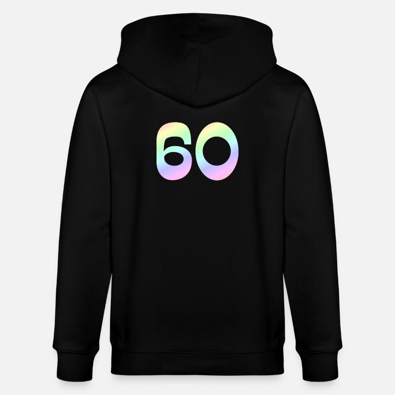 geschenkidee, 60 pastellfarbe - Stanley/Stella Unisex Bio-Kapuzenjacke CULTIVATOR  - Schwarz
