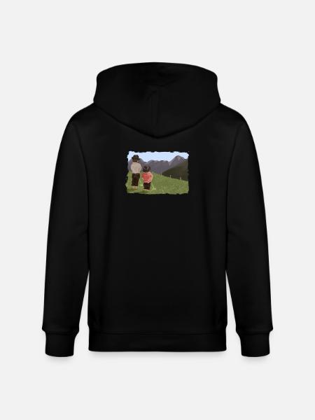 Biesler mit Aussicht - Stanley/Stella Unisex Bio-Kapuzenjacke CULTIVATOR  - Schwarz