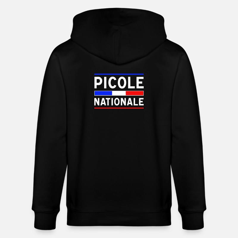 Picole Nationale nouveau design - Veste à capuche bio CULTIVATOR Stanley/Stella Unisexe - noir