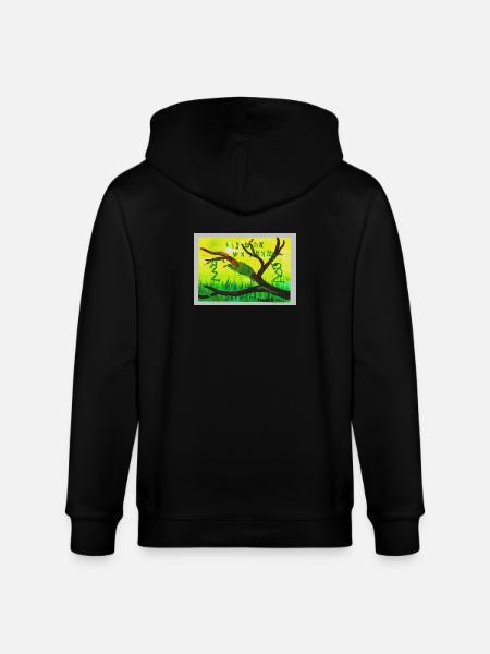 A5_Yig_Portrait - Veste à capuche bio CULTIVATOR Stanley/Stella Unisexe - noir