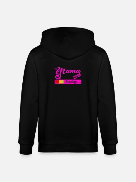 Maman 2026 - Veste à capuche bio CULTIVATOR Stanley/Stella Unisexe - noir