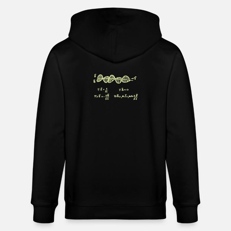 Maxwells Gleichungen - Stanley/Stella Unisex Bio-Kapuzenjacke CULTIVATOR  - Schwarz