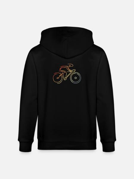 Road cycling - Stanley/Stella CULTIVATOR Unisex Organic Hooded Jacket - black