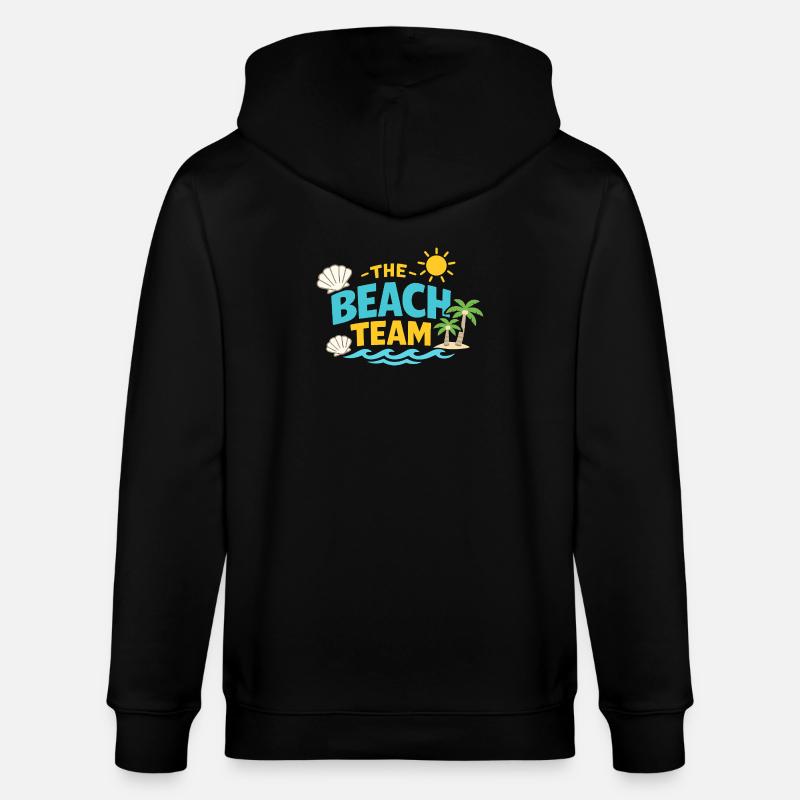L’équipe de plage - Veste à capuche bio CULTIVATOR Stanley/Stella Unisexe - noir