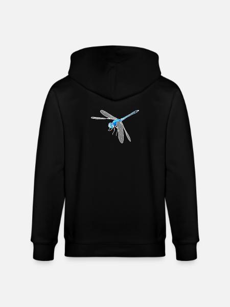 Libellule - Veste à capuche bio CULTIVATOR Stanley/Stella Unisexe - noir