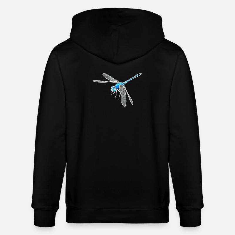 Libellule - Veste à capuche bio CULTIVATOR Stanley/Stella Unisexe - noir