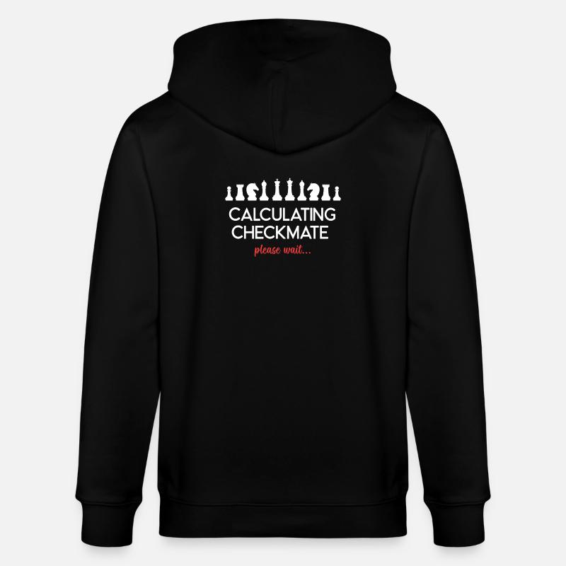 Chess - Calculating Checkmate, please wait... - Stanley/Stella CULTIVATOR Unisex Organic Hooded Jacket - black