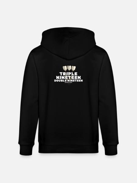 Jahrgang 1995 Darts Checkout - Stanley/Stella Unisex Bio-Kapuzenjacke CULTIVATOR - Schwarz