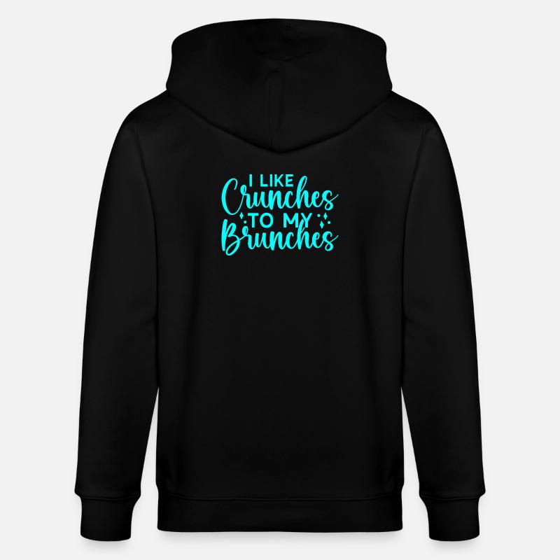 Fitness Motivation Bodybuilder Like Crunches - Stanley/Stella Unisex Bio-Kapuzenjacke CULTIVATOR  - Schwarz